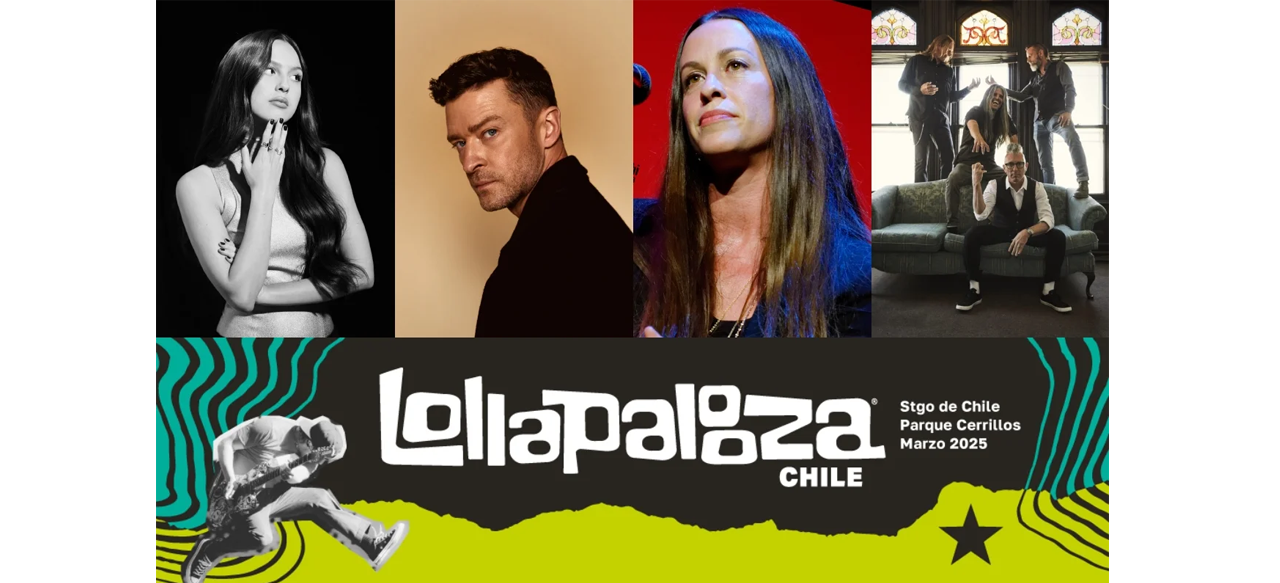 Banco de Chile, Pepsi y Cencomall son las marcas más recordadas del Lollapalooza 2025